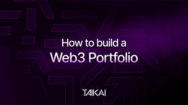 How to build a web3 portfolio