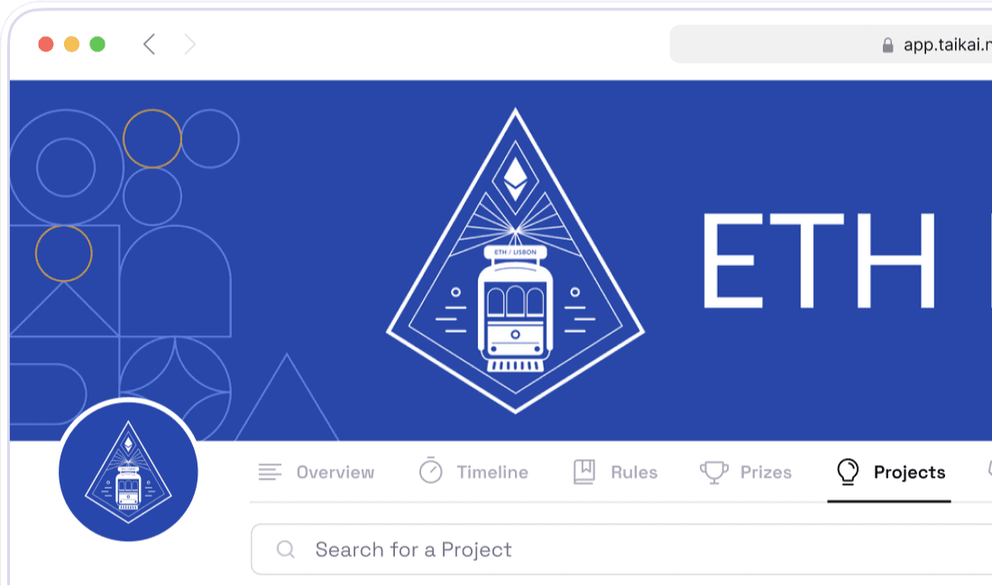 Página de hackathon personalizada